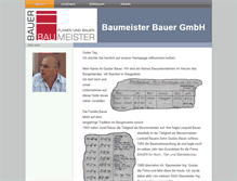 Tablet Screenshot of baumeister-bauer.com